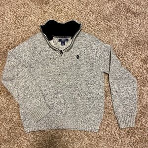 IZOD Boys' Quarter Zip Pullover Sweater